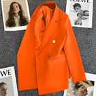 Candy Green Casual Blazer for Women Spring Autumn Lightweight Stylish Fit in Multiple Sizes