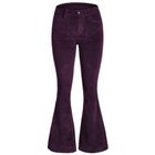 Womens High Waist Velvet Wide Leg Pants Spring Casual Fit Flare Trousers bulk order