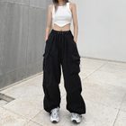 Casual Wide Leg Cargo Pants for Women Vintage Street Style Loose Fit Comfortable Fabric