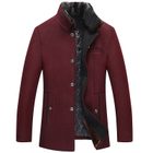 Mens Wool Overcoat Slim Fit Thickened with Fleece Lining Winter Casual Wear bulk order