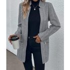 Wool Blend Long Coat for Women Stylish Winter Outerwear Available in Multiple Sizes Wholesale Supply