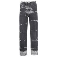 High Waist Tie Dye Straight Leg Jeans for Women Casual Street Style Available in S M L Wholesale Supply