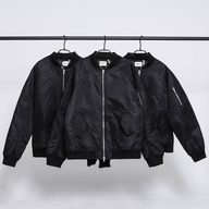 Womens Flight Coach Jacket White Letter Print Casual Style Autumn Winter Collection