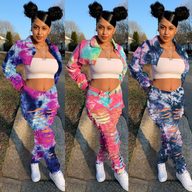 Distressed Denim Jeans for Women Casual Straight Fit with Button Details Tie Dye Pattern Available in Multiple Sizes Wholesale