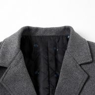 Mens Overcoat Mid Length Wool Blend Trench Coat Business Casual Style Available in Multiple Sizes Wholesale