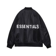 Womens Flight Coach Jacket White Letter Print Casual Style Autumn Winter Collection