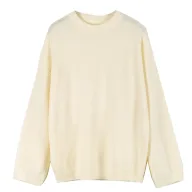 Womens Oversized Pullover Sweater Soft Thick Cashmere Blend Round Neck Long Sleeve Fall Winter Casual Wear Wholesale