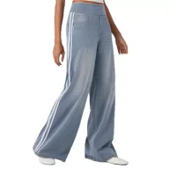 Womens High Waisted Loose Fit Straight Leg Jeans Fashionable Flattering Comfortable Autumn Winter Collection