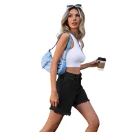 Wholesale Womens Jeans Black Blue Multiple Sizes OEM ODM Supplier