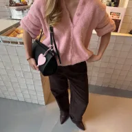 Loose Fit Round Neck Knitted Cardigan for Women Soft Faux Fur Fabric Available in Multiple Colors Wholesale Supply