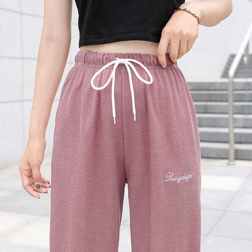 Womens Casual Pants Lightweight Breathable Loose Fit Joggers Spring Summer Outdoor Wear